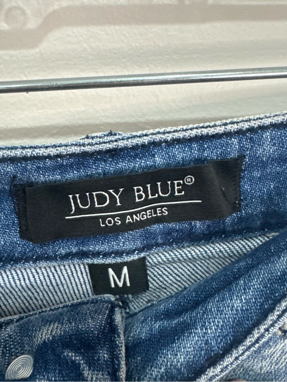 Judy Blue Denim Jean Shorts Medium - Picture 4 of 8